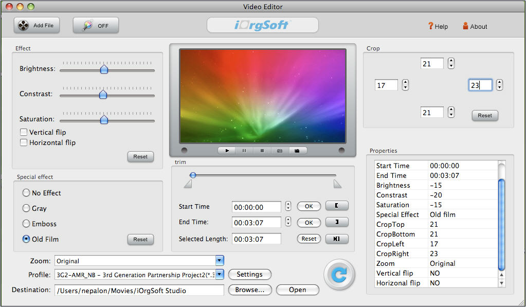 video editor with special effects free download for mac